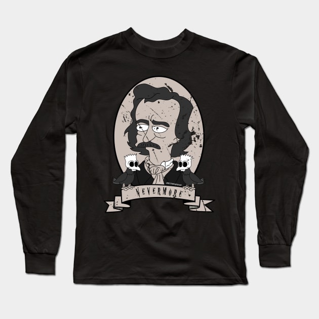 Nevermore Long Sleeve T-Shirt by Teesbyhugo